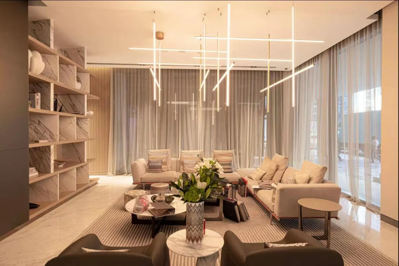High-Floor Designer Flat - Infinity Pool 2Br 8Pax Appartement Dubai
