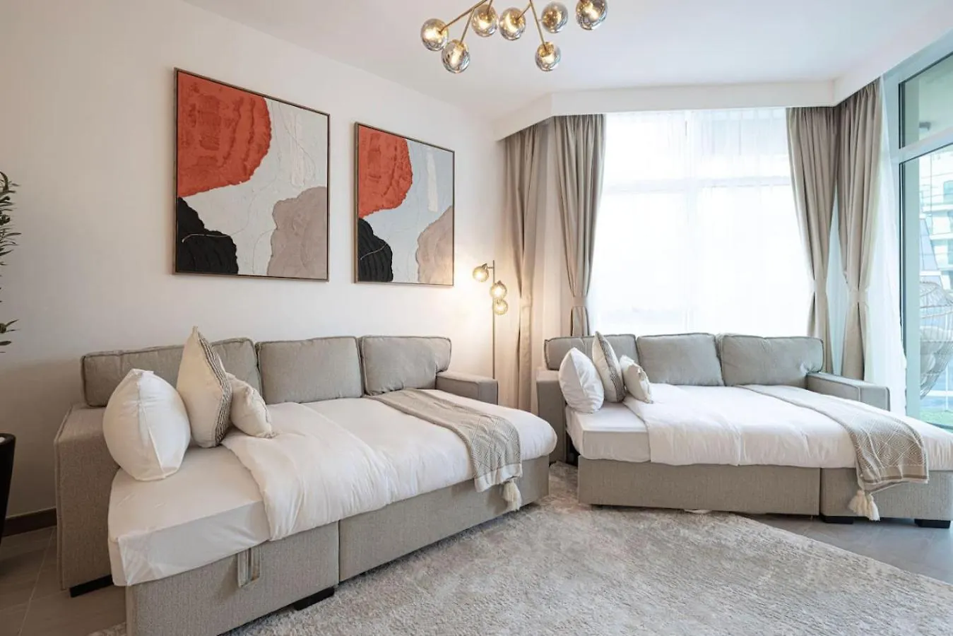 High-Floor Designer Flat - Infinity Pool 2Br 8Pax Appartement Dubai Verenigde Arabische Emiraten