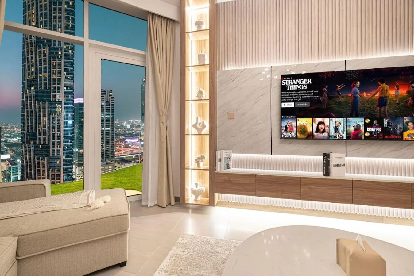 High-Floor Designer Flat - Infinity Pool 2Br 8Pax Appartement Dubai Verenigde Arabische Emiraten